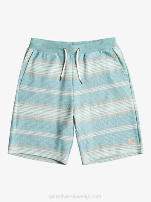 Quiksilver PJ4H331 moški brittany modra otway črta odlične kratke trenirke otway