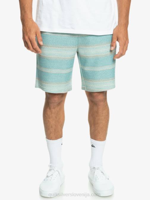 Quiksilver PJ4H331 moški brittany modra otway črta odlične kratke trenirke otway