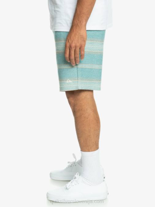 Quiksilver PJ4H331 moški brittany modra otway črta odlične kratke trenirke otway