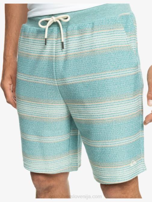 Quiksilver PJ4H331 moški brittany modra otway črta odlične kratke trenirke otway