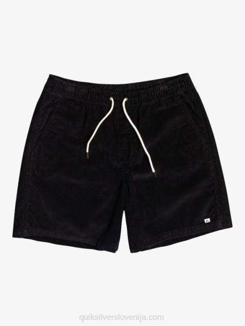 Quiksilver PJ4H360 moški Črna kratke hlače z vrvico