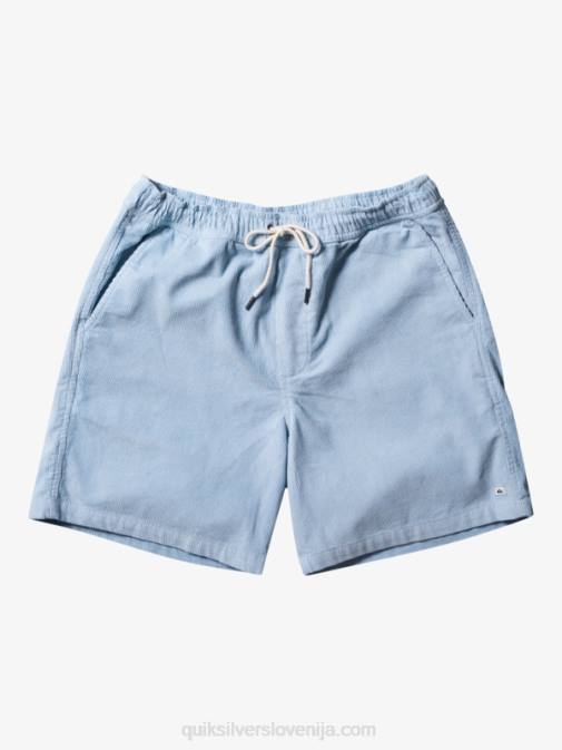 Quiksilver PJ4H361 moški nebeško modra kratke hlače z vrvico