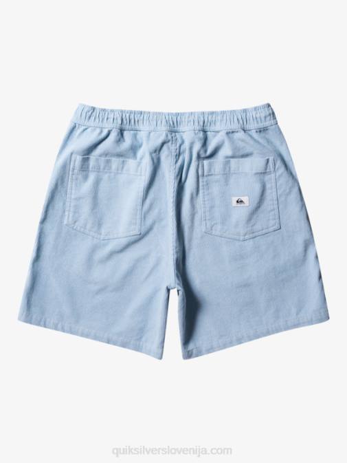 Quiksilver PJ4H361 moški nebeško modra kratke hlače z vrvico