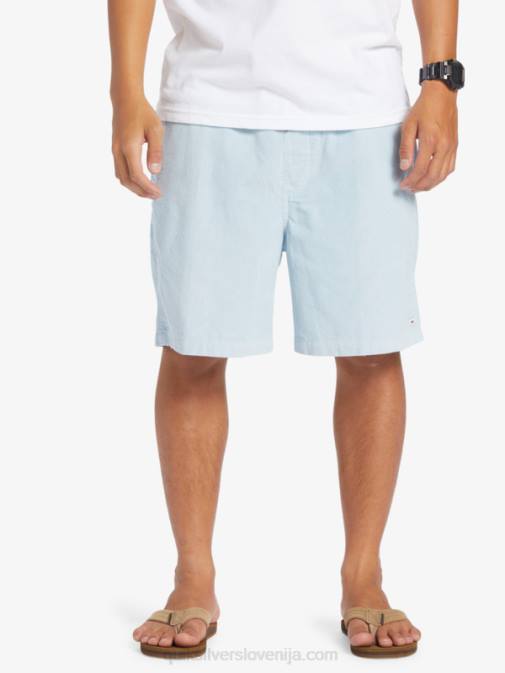 Quiksilver PJ4H361 moški nebeško modra kratke hlače z vrvico