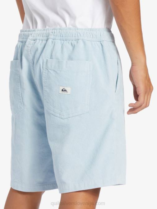 Quiksilver PJ4H361 moški nebeško modra kratke hlače z vrvico