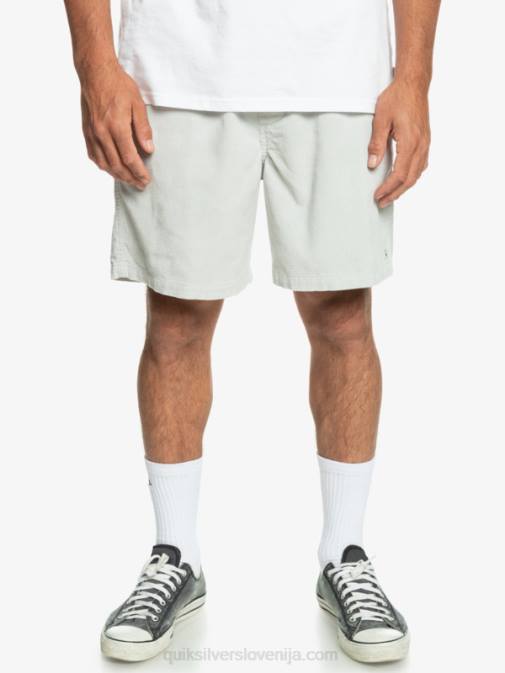 Quiksilver PJ4H363 moški sivo vijolična kratke hlače z vrvico