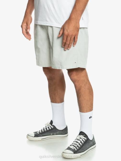 Quiksilver PJ4H363 moški sivo vijolična kratke hlače z vrvico