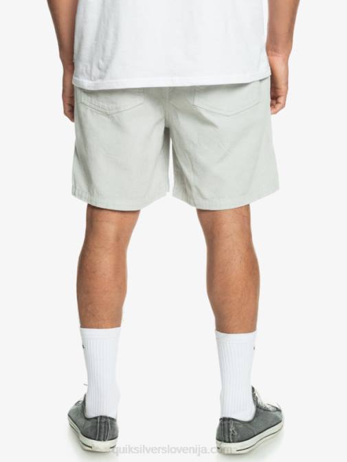 Quiksilver PJ4H363 moški sivo vijolična kratke hlače z vrvico