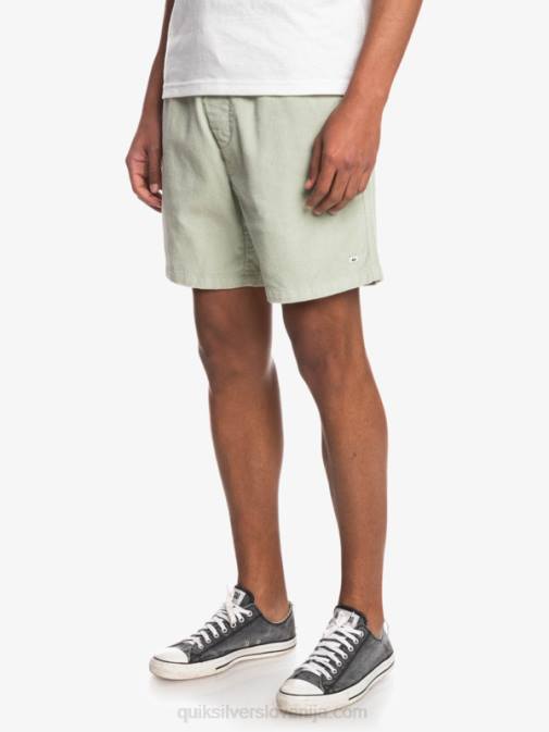 Quiksilver PJ4H365 moški puščavski žajbelj kratke hlače z vrvico