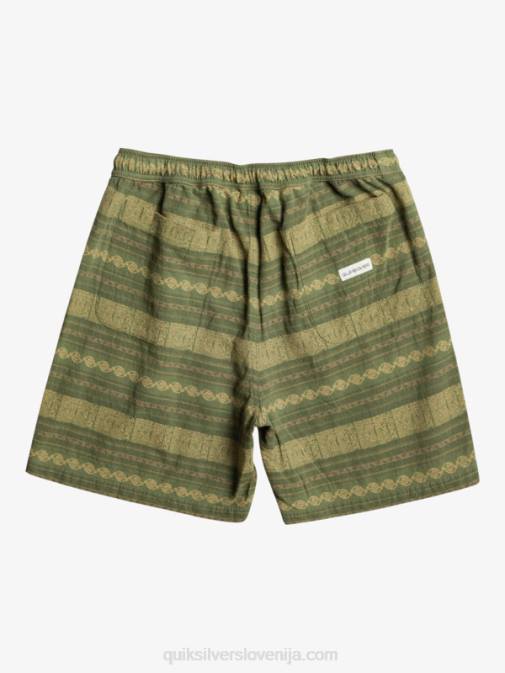 Quiksilver PJ4H422 moški štiriperesna deteljica taxer jacquar žakard kratke hlače taxer