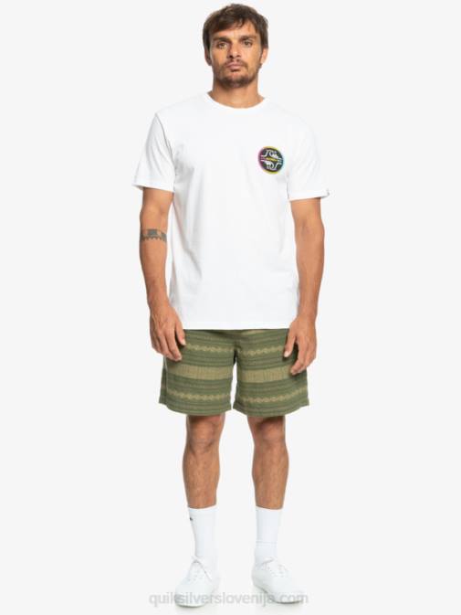 Quiksilver PJ4H422 moški štiriperesna deteljica taxer jacquar žakard kratke hlače taxer