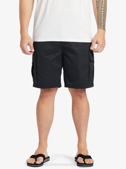 Quiksilver PJ4H785 moški Črna kratke hlače waterman maldive atoll cargo 20