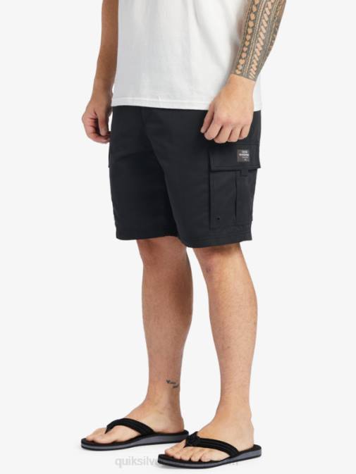 Quiksilver PJ4H785 moški Črna kratke hlače waterman maldive atoll cargo 20