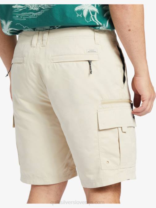 Quiksilver PJ4H786 moški rjavi riž kratke hlače waterman maldive atoll cargo 20