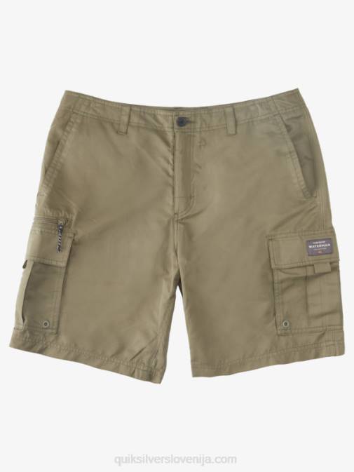 Quiksilver PJ4H787 moški prašna oliva kratke hlače waterman maldive atoll cargo 20