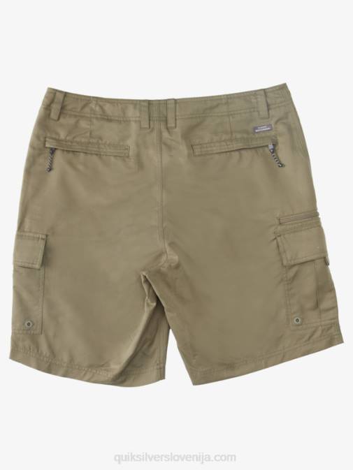 Quiksilver PJ4H787 moški prašna oliva kratke hlače waterman maldive atoll cargo 20