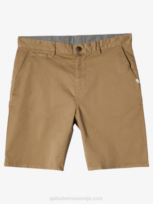Quiksilver PJ4H854 moški elmwood raztegljive kratke hlače chino 20 union za vsak dan