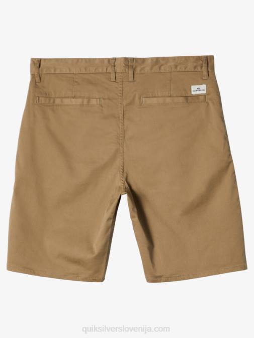 Quiksilver PJ4H854 moški elmwood raztegljive kratke hlače chino 20 union za vsak dan