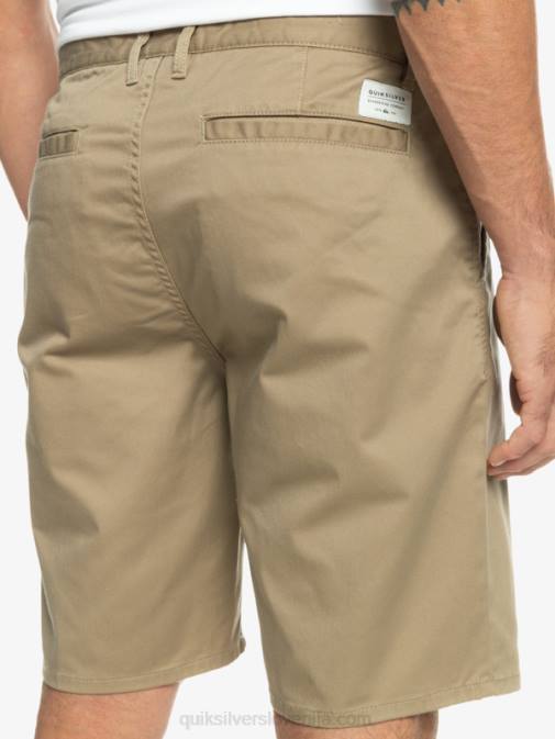 Quiksilver PJ4H854 moški elmwood raztegljive kratke hlače chino 20 union za vsak dan