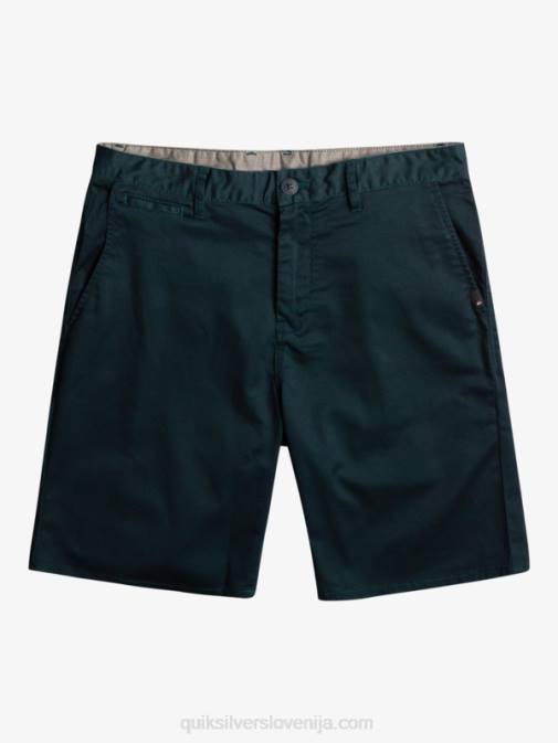 Quiksilver PJ4H857 moški mornarsko modri blazer raztegljive kratke hlače chino 20 union za vsak dan
