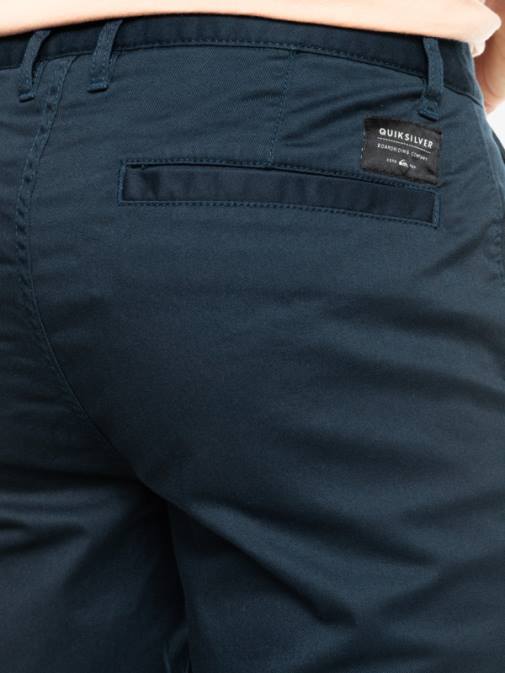 Quiksilver PJ4H857 moški mornarsko modri blazer raztegljive kratke hlače chino 20 union za vsak dan