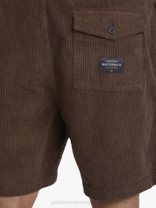Quiksilver PJ4H875 moški temna zemlja kratke hlače iz samleta waterman