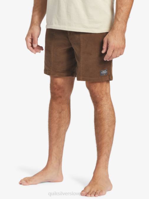 Quiksilver PJ4H875 moški temna zemlja kratke hlače iz samleta waterman