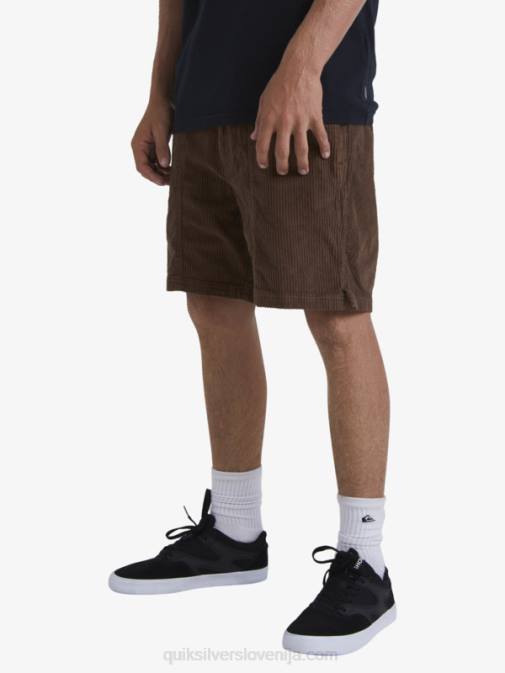 Quiksilver PJ4H875 moški temna zemlja kratke hlače iz samleta waterman