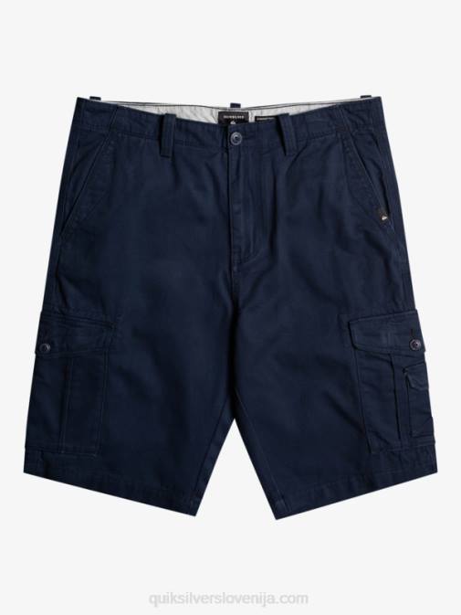 Quiksilver PJ4H957 moški mornarsko modri blazer ključne bojne kratke hlače
