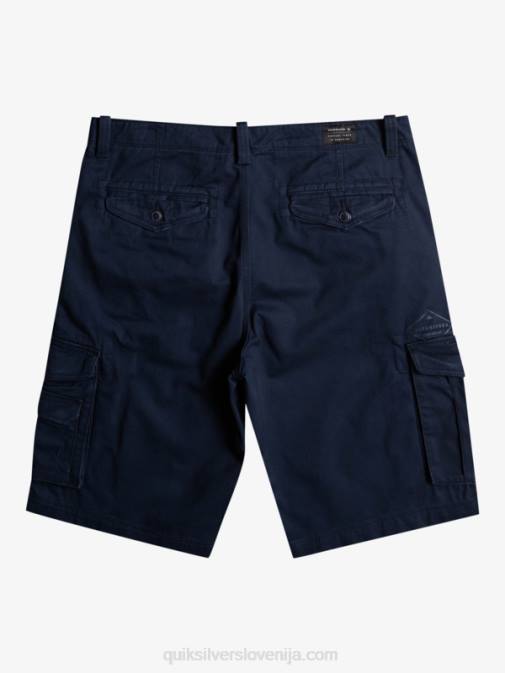 Quiksilver PJ4H957 moški mornarsko modri blazer ključne bojne kratke hlače