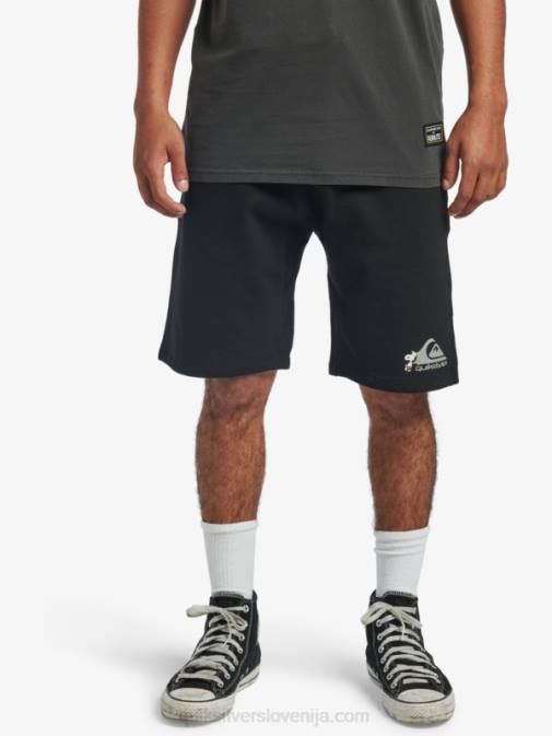 Quiksilver x Peanuts PJ4H1883 moški Črna kratke hlače lokalnih legend