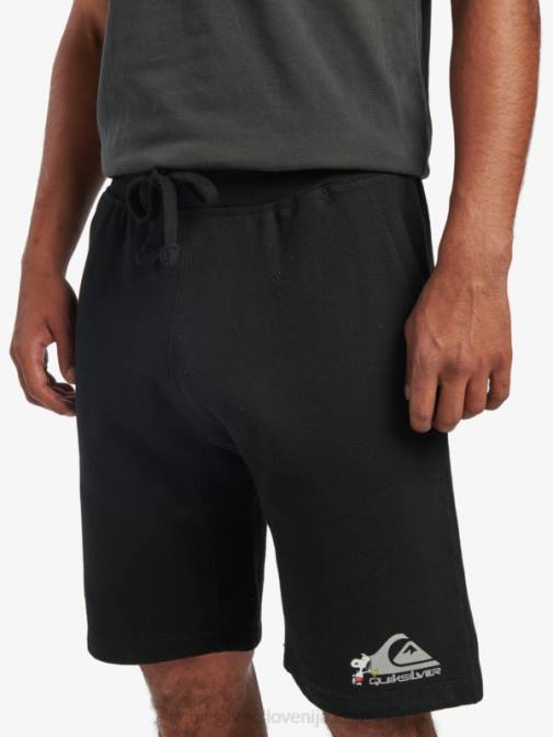 Quiksilver x Peanuts PJ4H1883 moški Črna kratke hlače lokalnih legend
