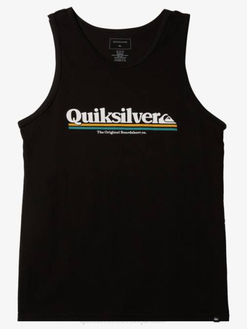 Quiksilver PJ4H1003 moški Črna med vrsticami tank