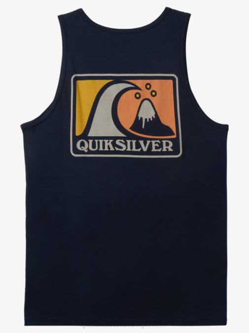 Quiksilver PJ4H166 moški mornarsko modri blazer rezervoar z mehkimi mehurčki