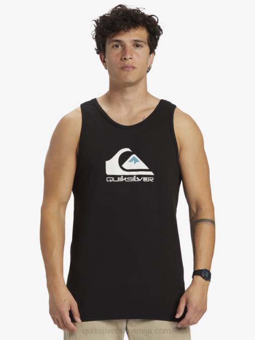 Quiksilver PJ4H262 moški Črna velik rezervoar z logotipom
