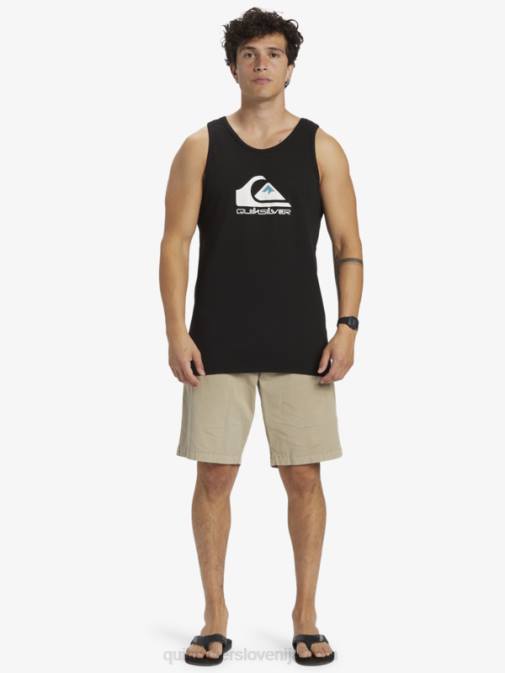 Quiksilver PJ4H262 moški Črna velik rezervoar z logotipom