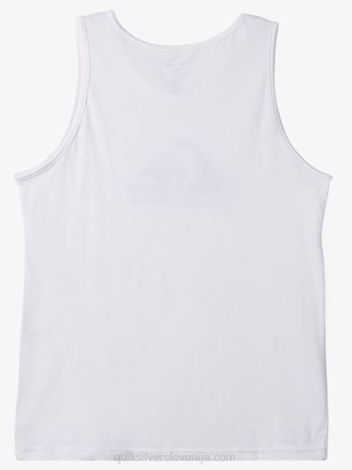 Quiksilver PJ4H263 moški bela velik rezervoar z logotipom