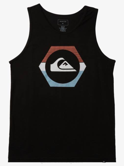 Quiksilver PJ4H430 moški Črna rezervoar za spreminjanje oblike