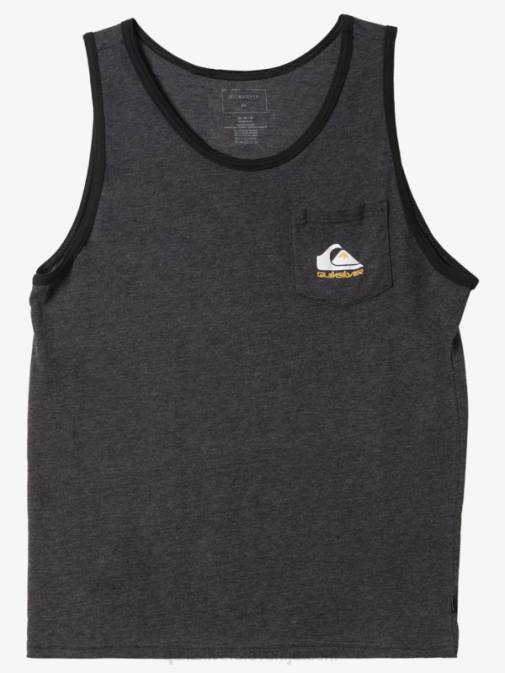 Quiksilver PJ4H555 moški oglje resje omni pocket tank majica s kratkimi rokavi