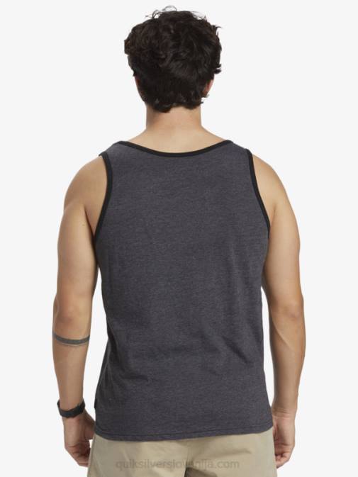 Quiksilver PJ4H555 moški oglje resje omni pocket tank majica s kratkimi rokavi