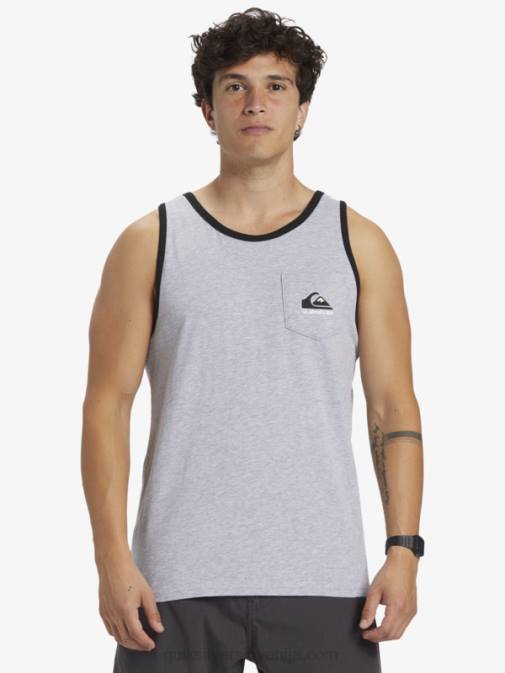 Quiksilver PJ4H556 moški atletsko resje omni pocket tank majica s kratkimi rokavi