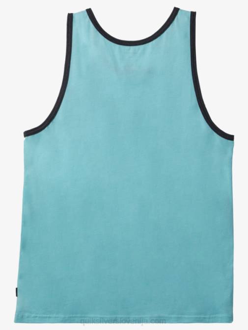 Quiksilver PJ4H558 moški angel modro resje omni pocket tank majica s kratkimi rokavi