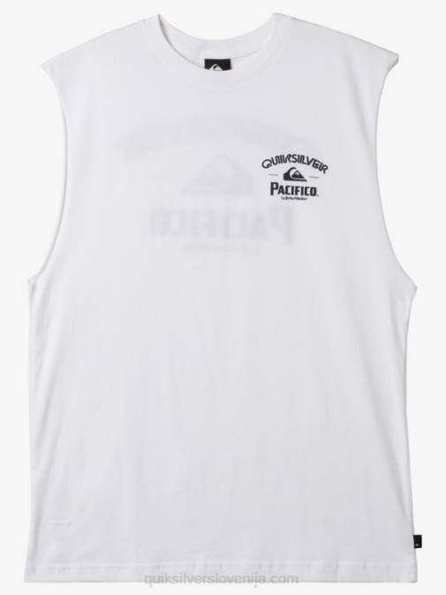 Quiksilver x Pacifico PJ4H3 moški bela ravni strelec tank
