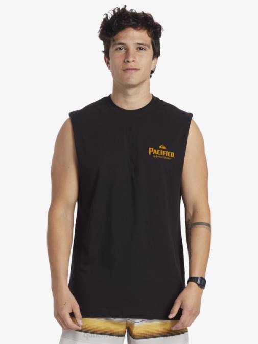 Quiksilver x Pacifico PJ4H4 moški Črna ravni strelec tank