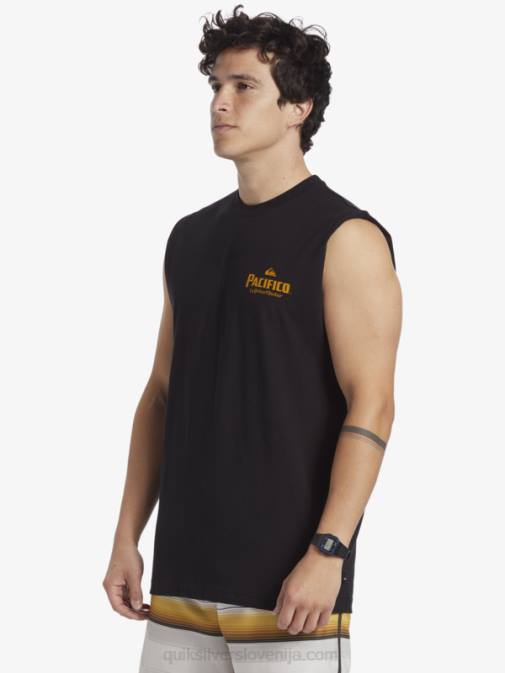 Quiksilver x Pacifico PJ4H4 moški Črna ravni strelec tank