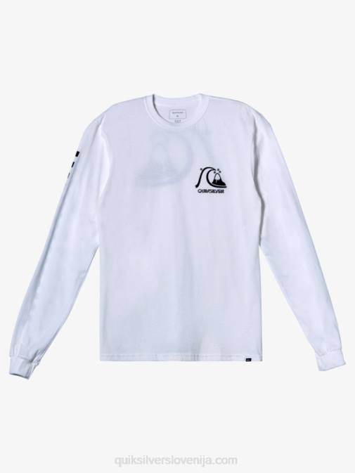 Quiksilver PJ4H1001 moški bela original ls majica