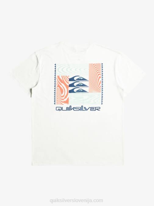 Quiksilver PJ4H1013 moški Sneguljčica majica z deformiranimi vzorci