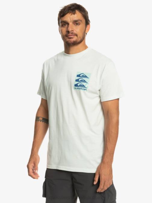 Quiksilver PJ4H1013 moški Sneguljčica majica z deformiranimi vzorci