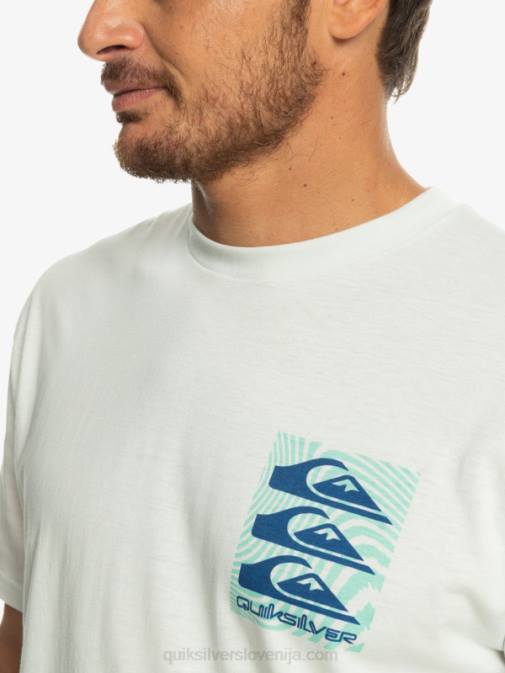 Quiksilver PJ4H1013 moški Sneguljčica majica z deformiranimi vzorci