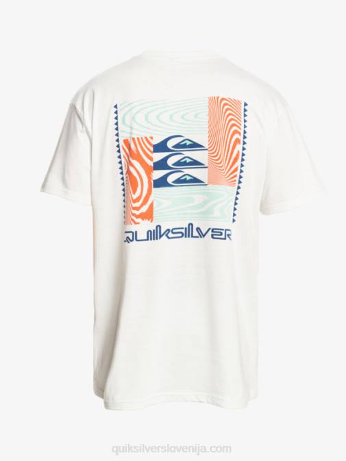 Quiksilver PJ4H1013 moški Sneguljčica majica z deformiranimi vzorci